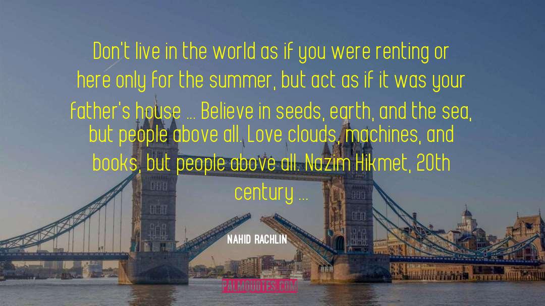 Nazim quotes by Nahid Rachlin