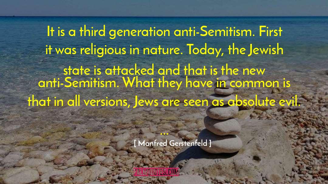 Nazis Jews quotes by Manfred Gerstenfeld