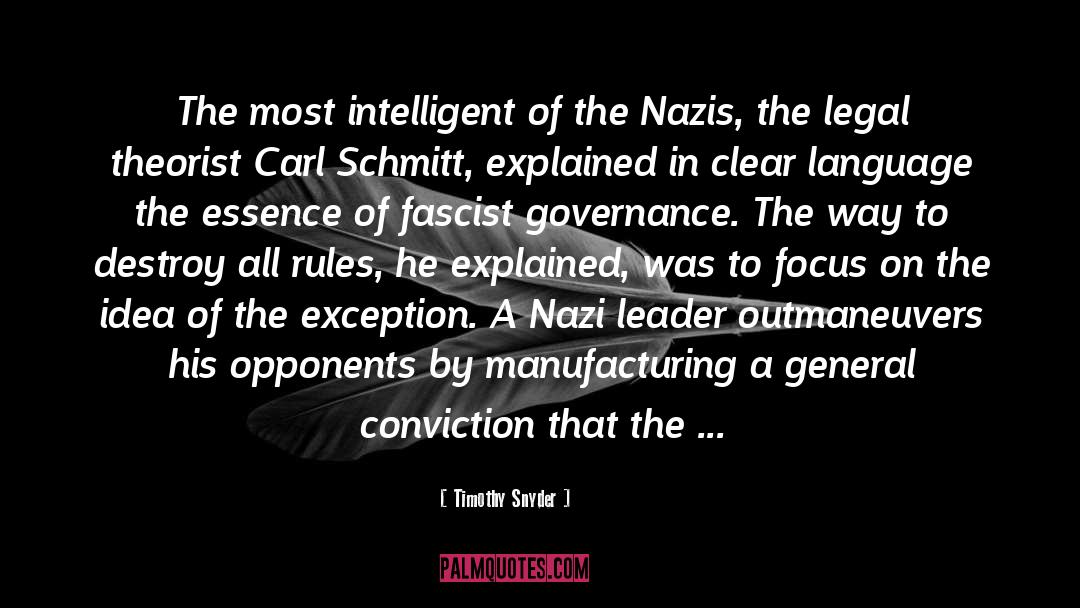 Nazis quotes by Timothy Snyder