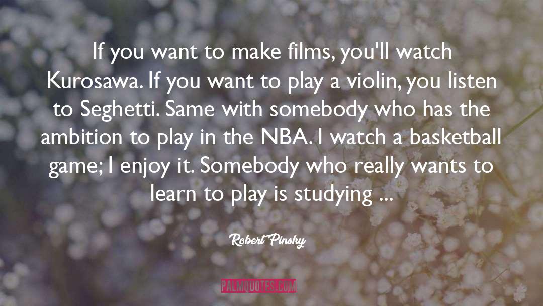Nba Championships quotes by Robert Pinsky