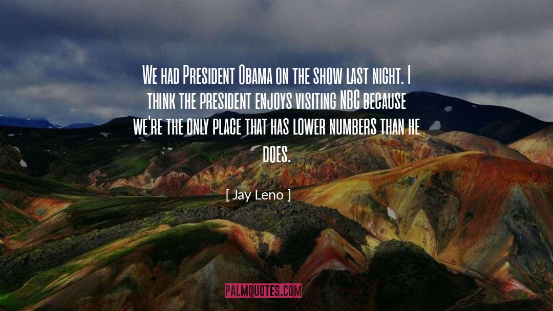 Nbc quotes by Jay Leno