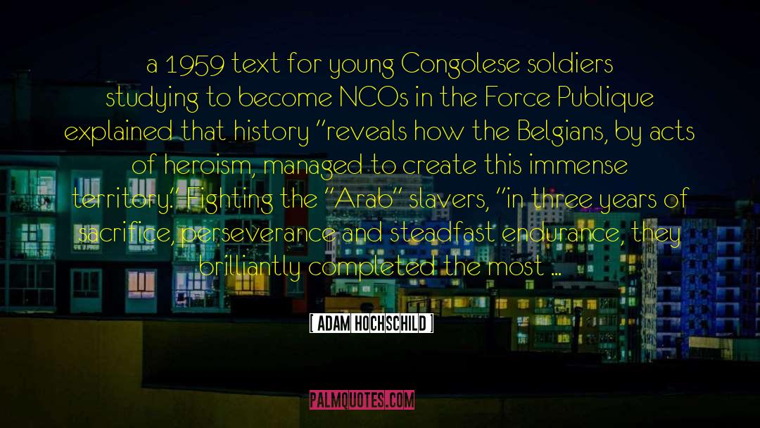 Ncos quotes by Adam Hochschild