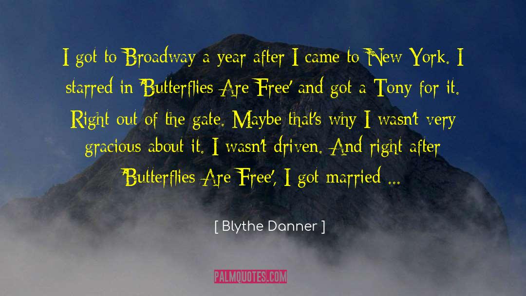 Nearly New Year quotes by Blythe Danner