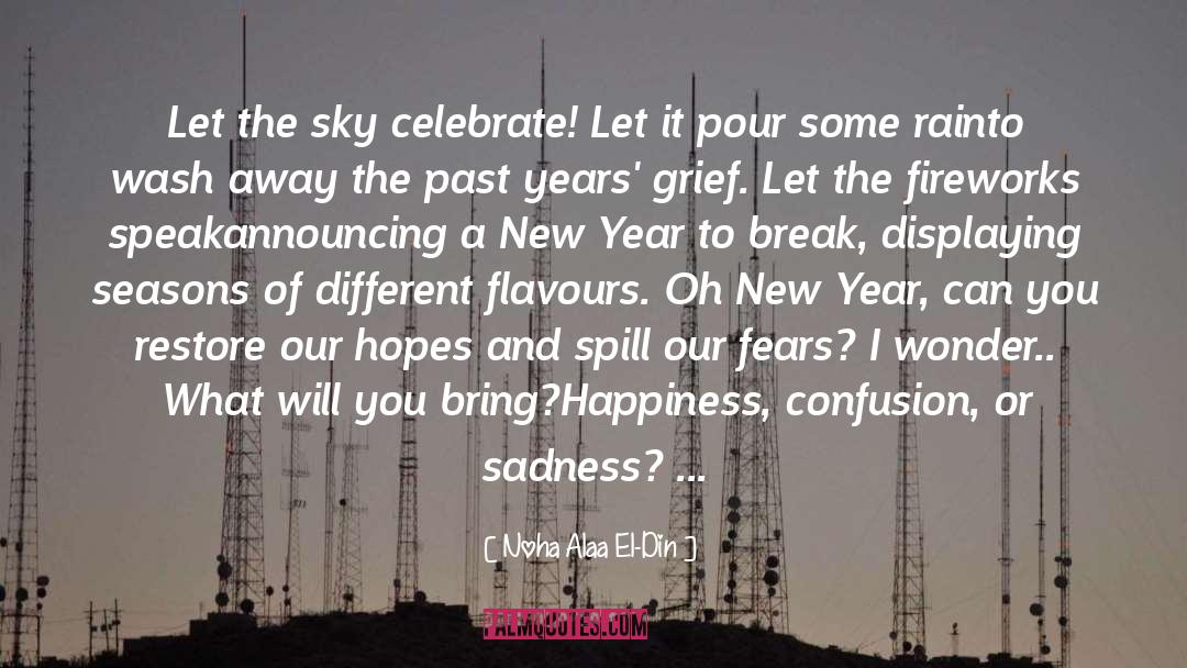 Nearly New Year quotes by Noha Alaa El-Din