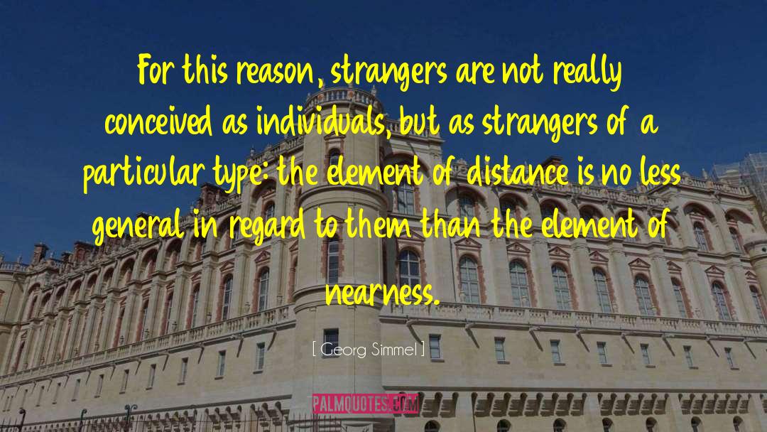 Nearness quotes by Georg Simmel