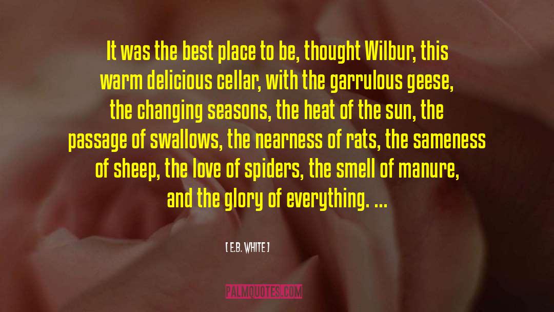 Nearness quotes by E.B. White