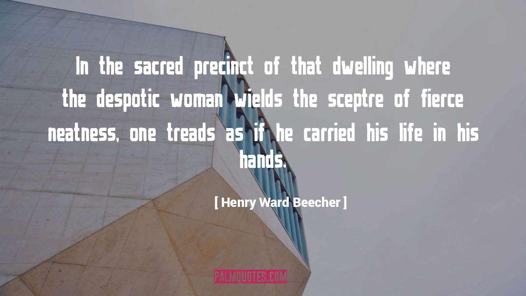 Neatness quotes by Henry Ward Beecher