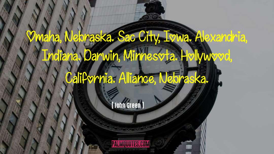 Nebraska quotes by John Green