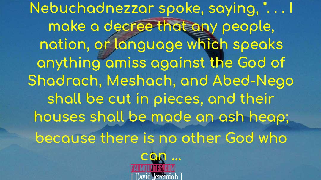 Nebuchadnezzar quotes by David Jeremiah