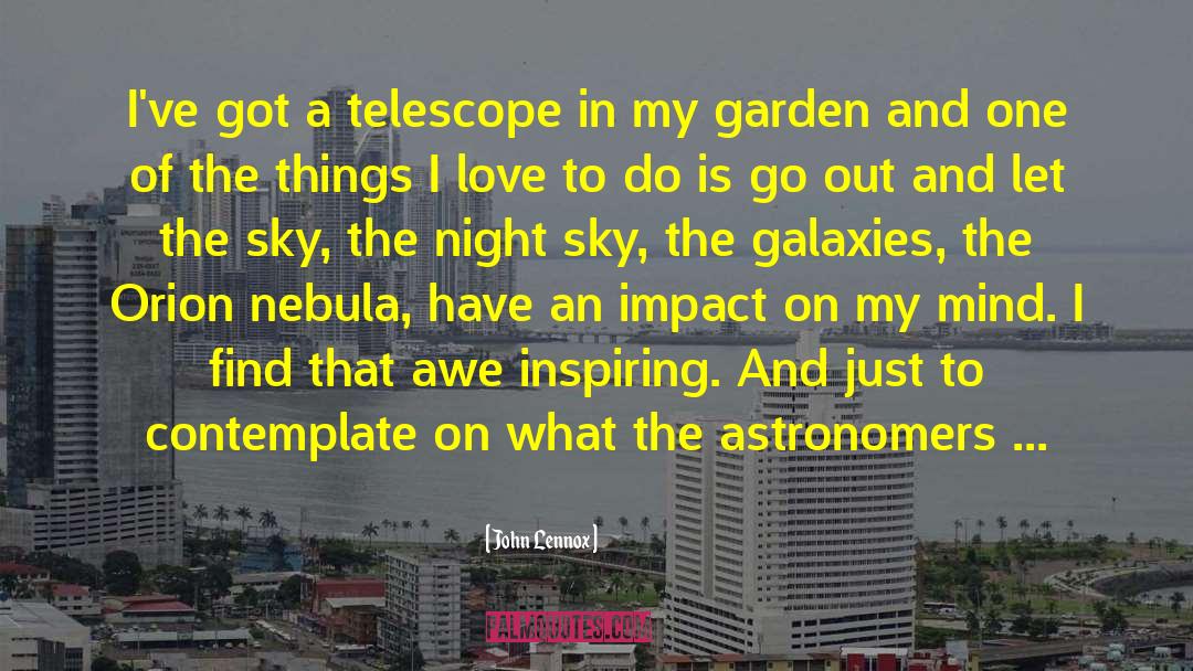 Nebula quotes by John Lennox