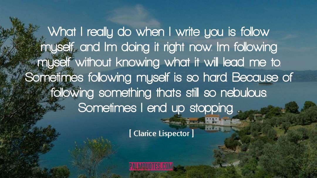 Nebulous quotes by Clarice Lispector