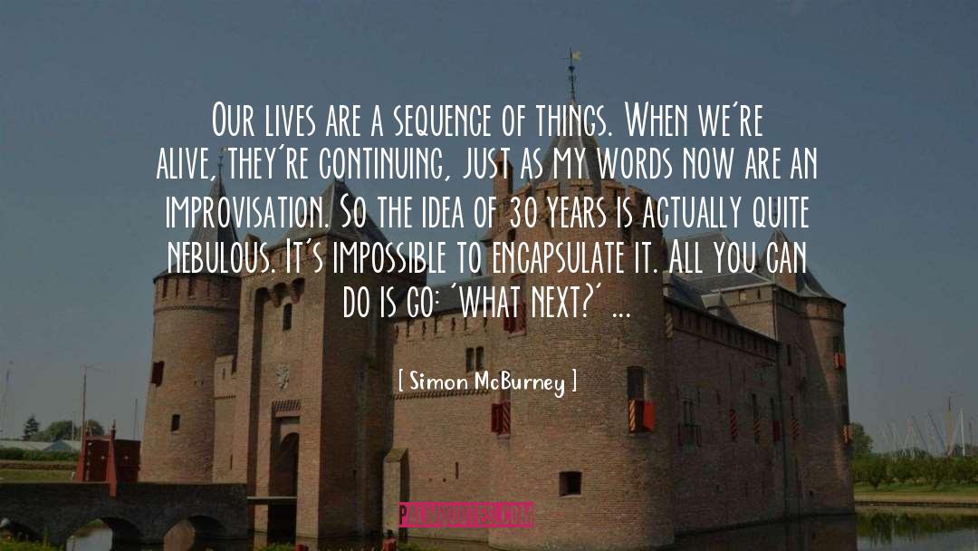 Nebulous quotes by Simon McBurney