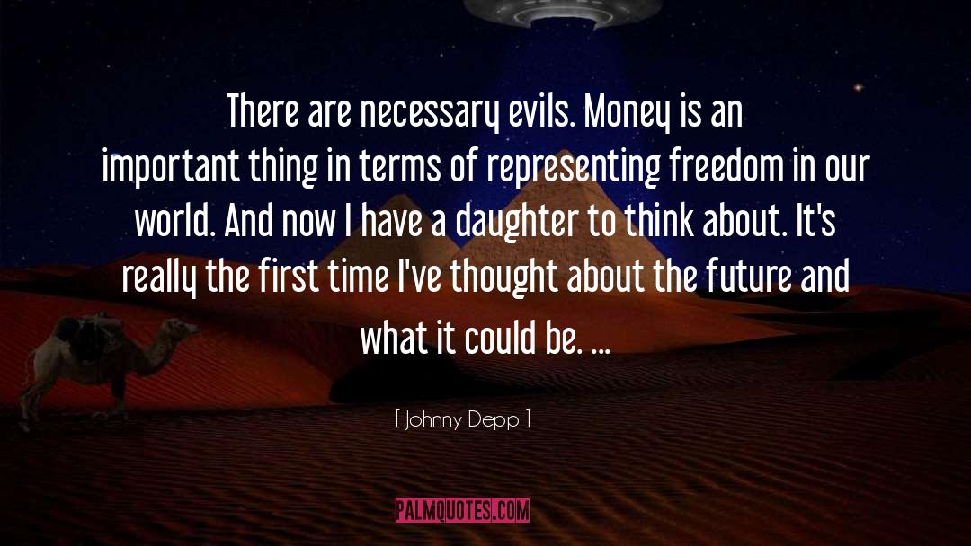 Necessary Evil quotes by Johnny Depp