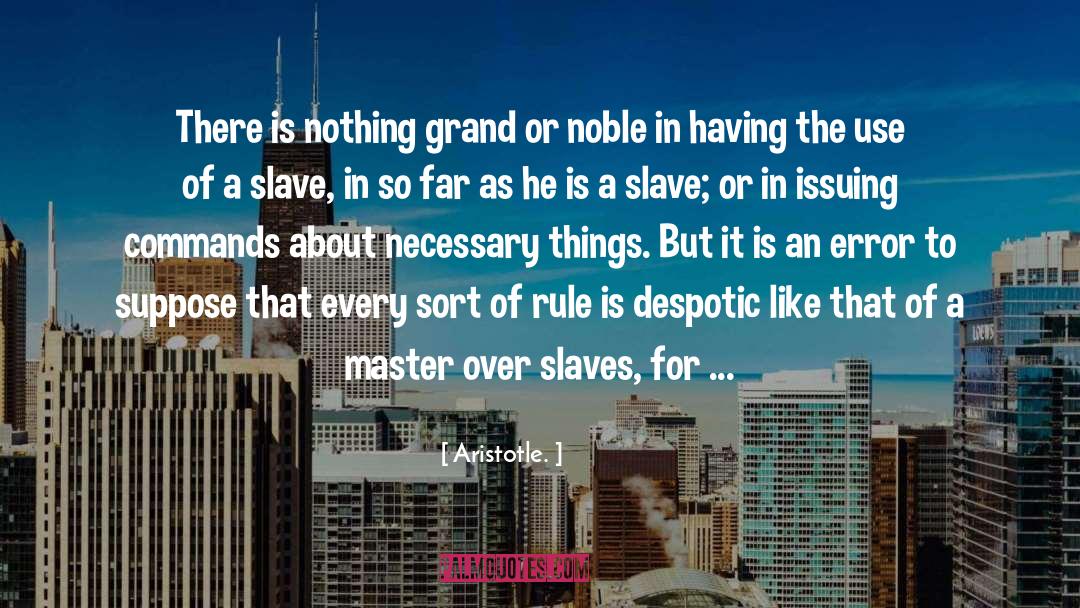 Necessary Things quotes by Aristotle.
