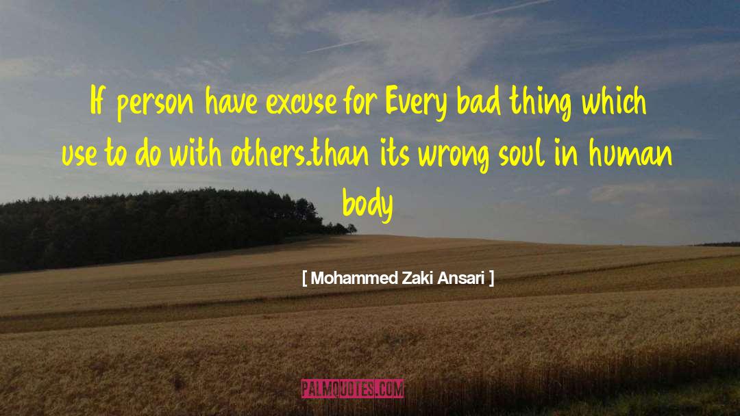 Necessary Use quotes by Mohammed Zaki Ansari