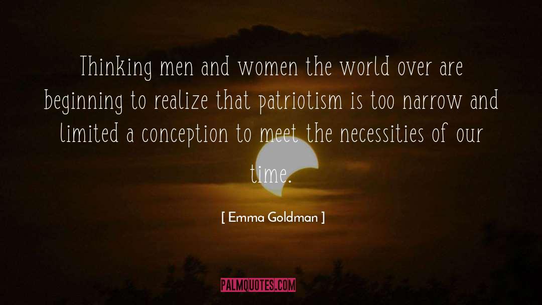 Necessities quotes by Emma Goldman