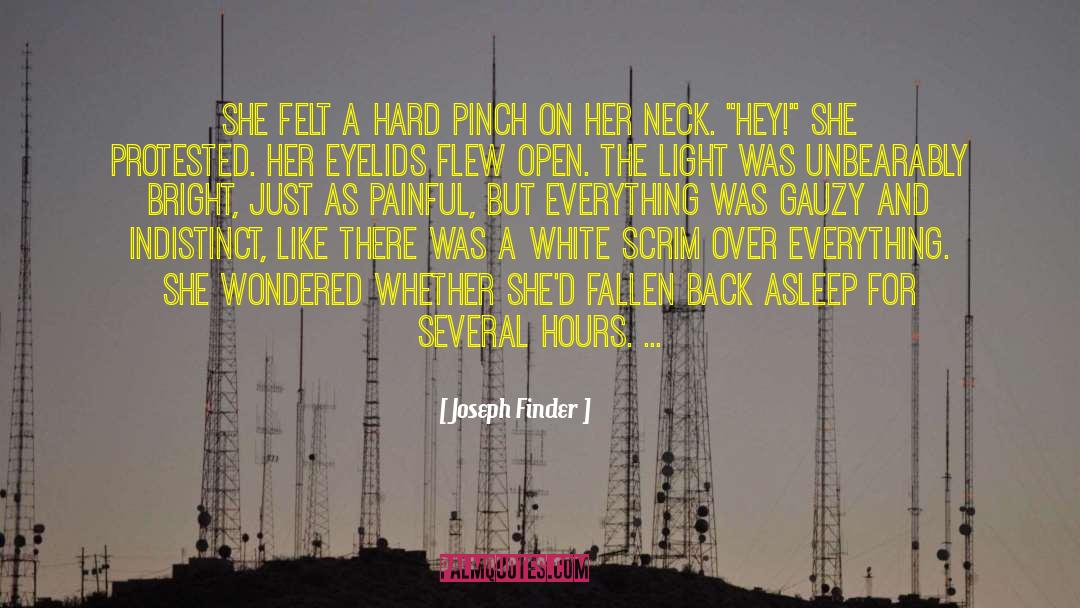 Neck Pain quotes by Joseph Finder