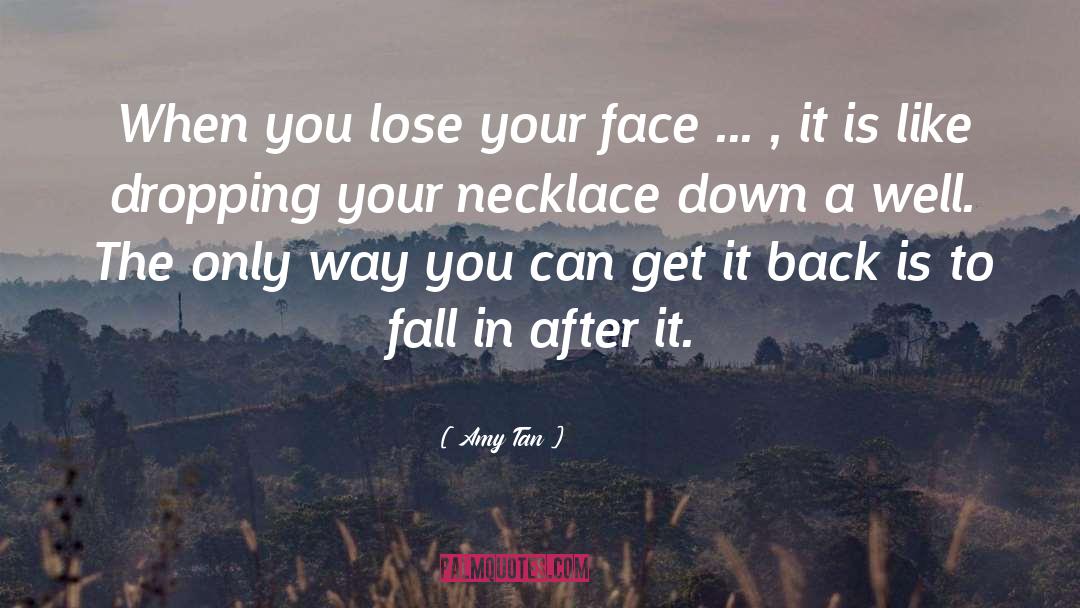 Necklace quotes by Amy Tan