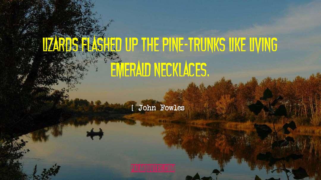 Necklaces quotes by John Fowles