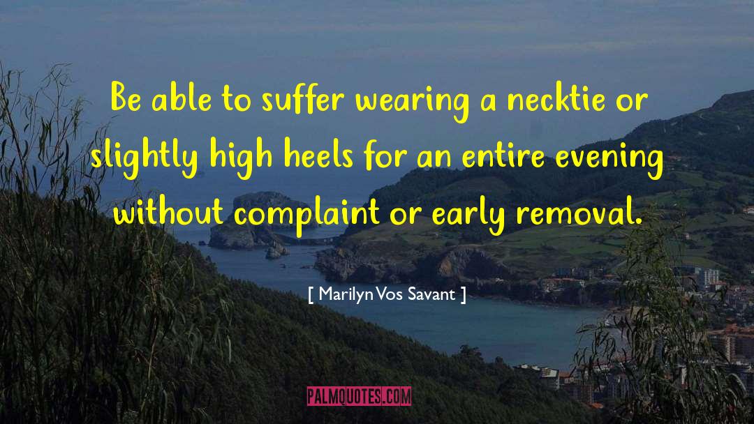 Neckties quotes by Marilyn Vos Savant