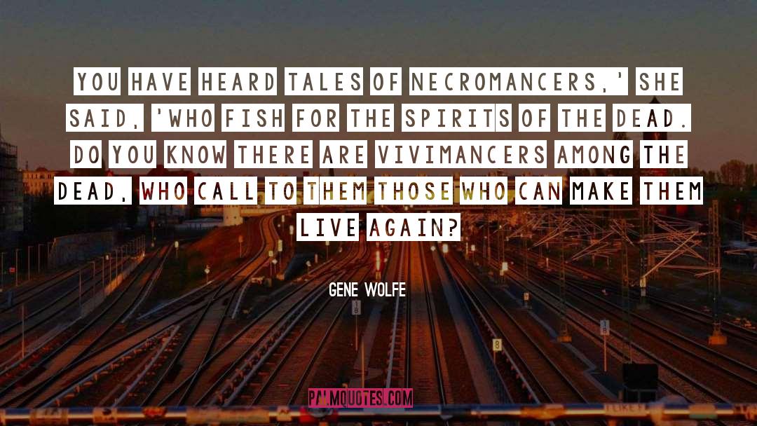 Necromancers quotes by Gene Wolfe