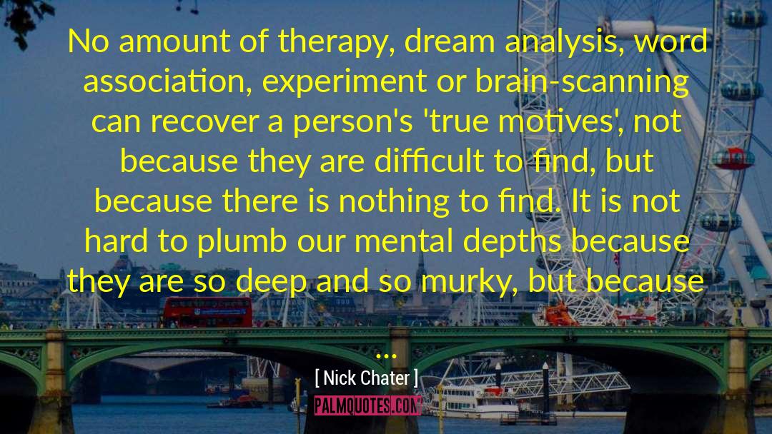Nectar There Is Nothing quotes by Nick Chater