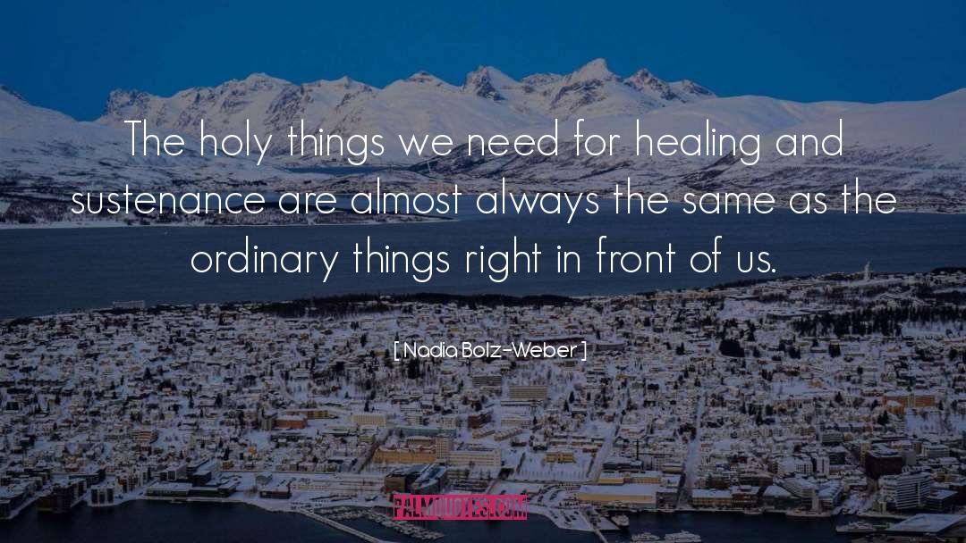 Need For Healing quotes by Nadia Bolz-Weber