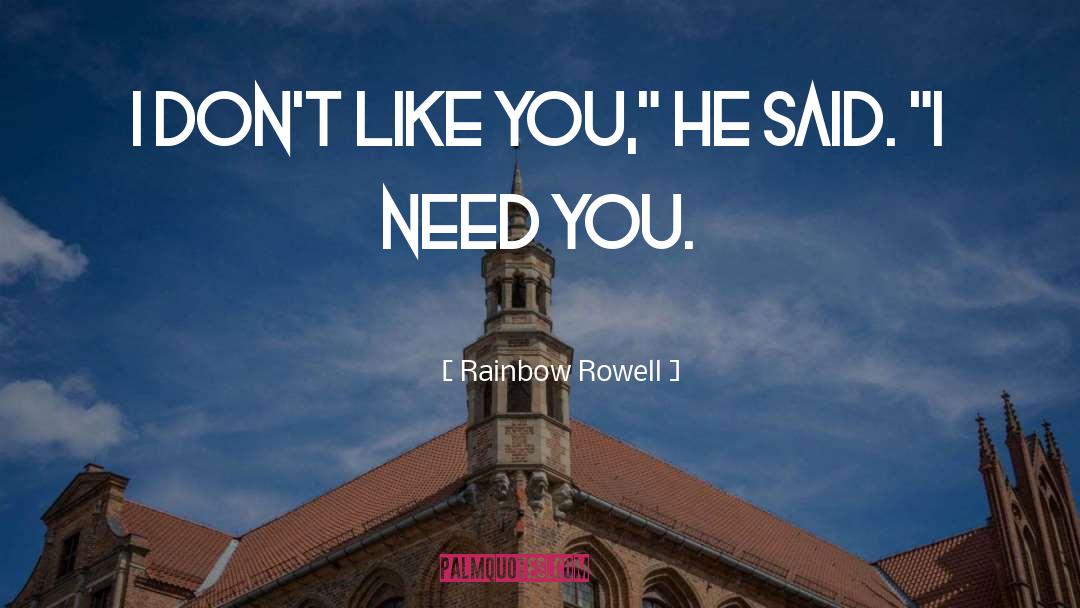 Need Sleep quotes by Rainbow Rowell