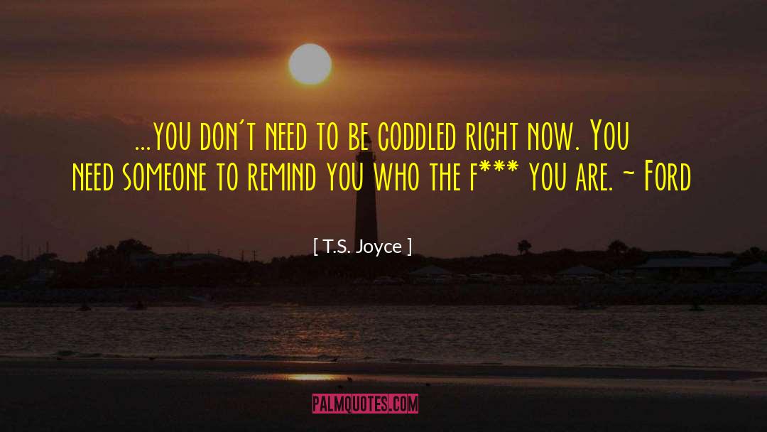 Need Someone quotes by T.S. Joyce