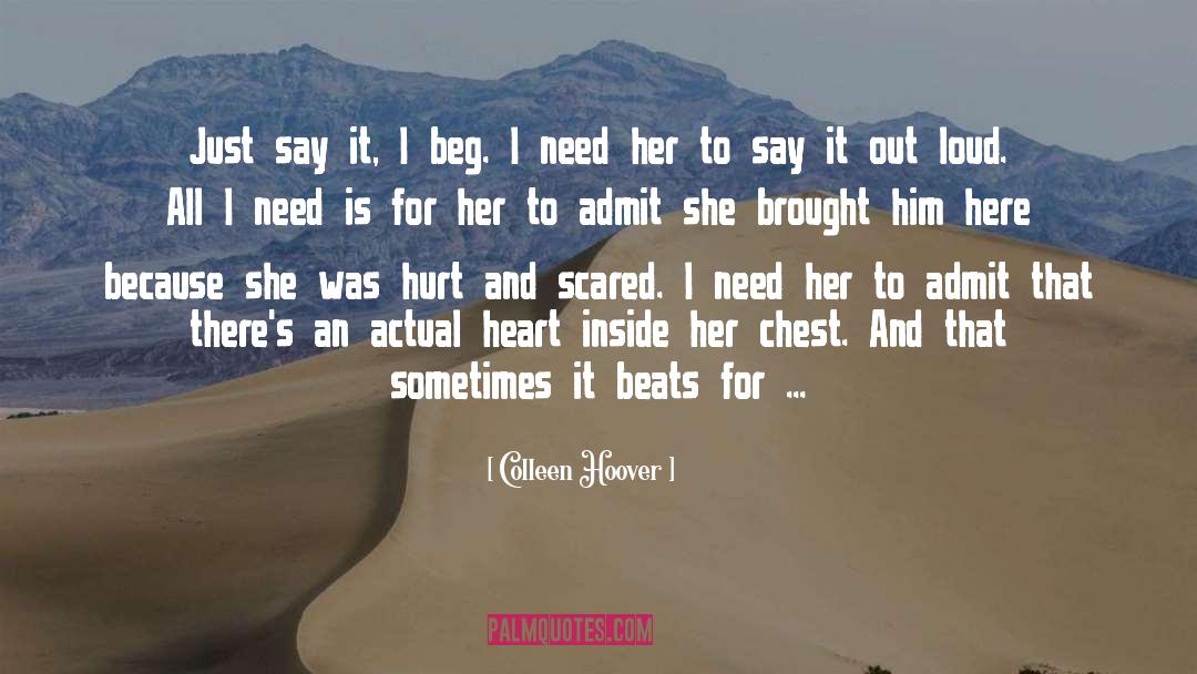 Need Tlc quotes by Colleen Hoover
