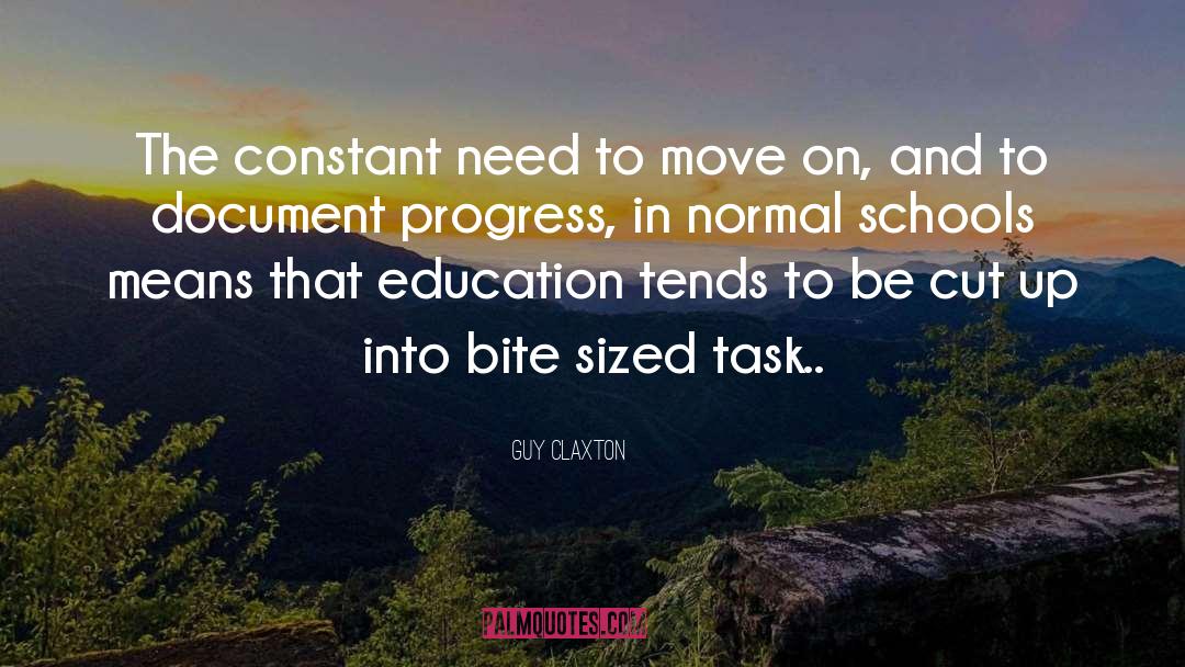 Need To Move On quotes by Guy Claxton