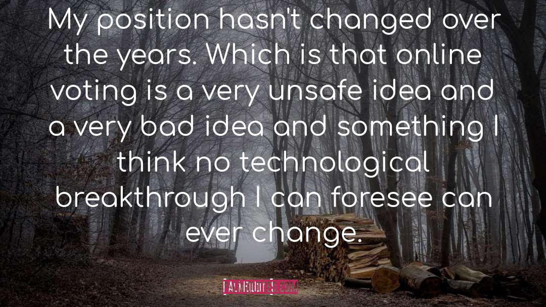 Needed Change quotes by Avi Rubin