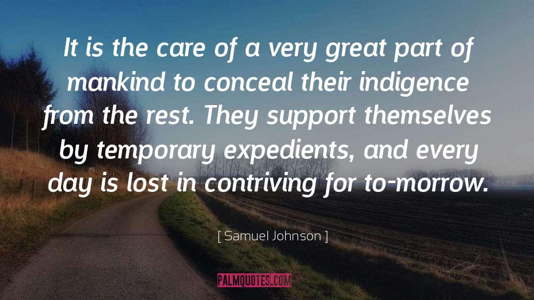 Neediness quotes by Samuel Johnson