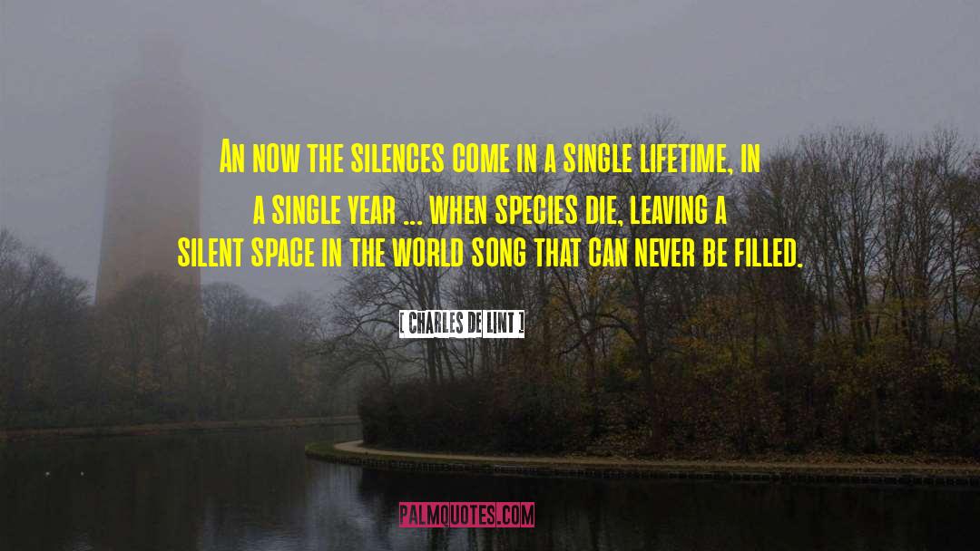 Needing Space quotes by Charles De Lint