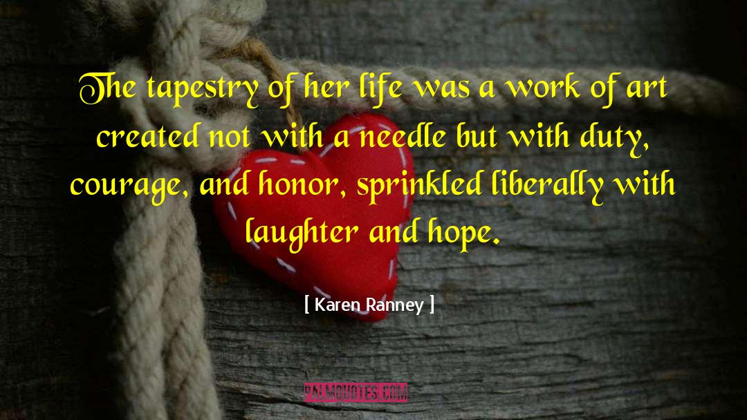 Needle quotes by Karen Ranney