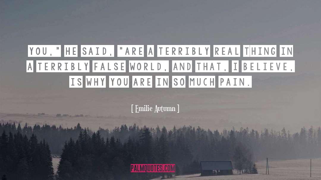 Needlelike Pain quotes by Emilie Autumn