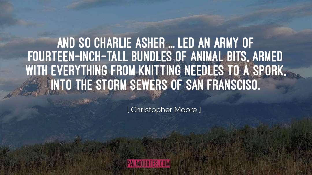 Needles quotes by Christopher Moore