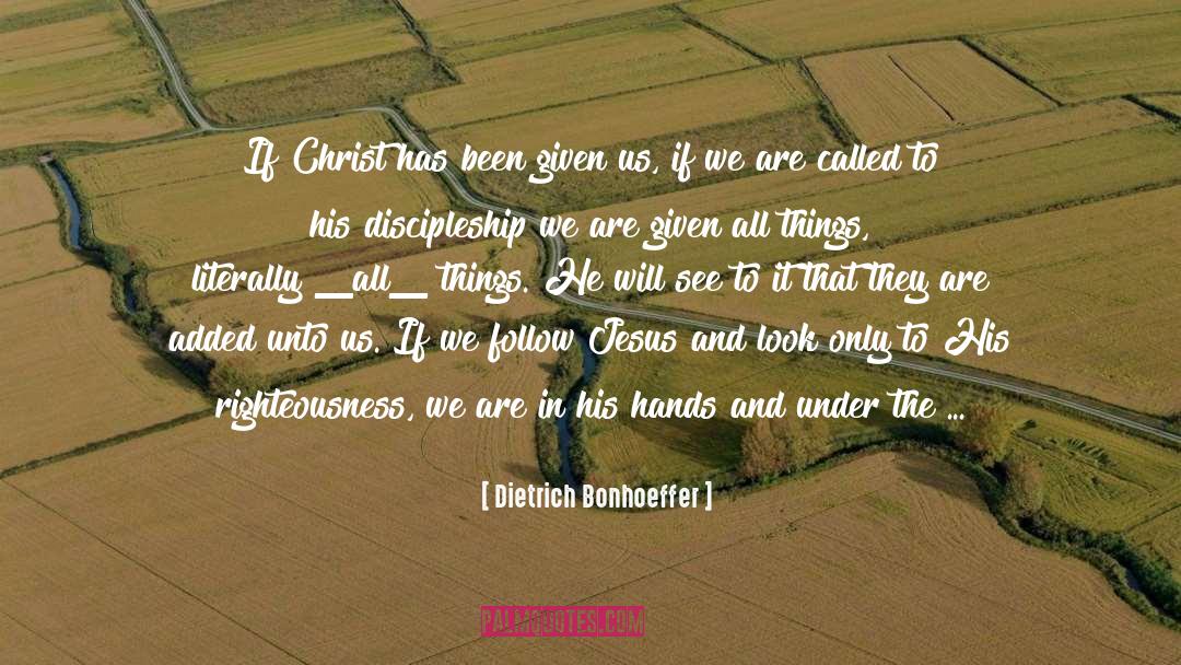 Needs And Wants quotes by Dietrich Bonhoeffer