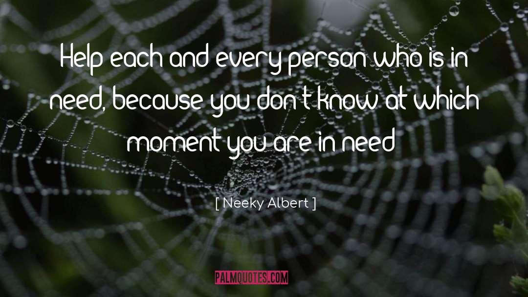 Neeky quotes by Neeky Albert