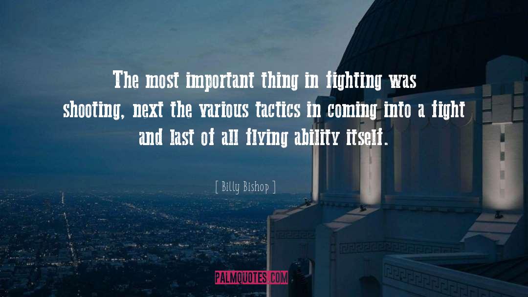 Nefarian Tactics quotes by Billy Bishop