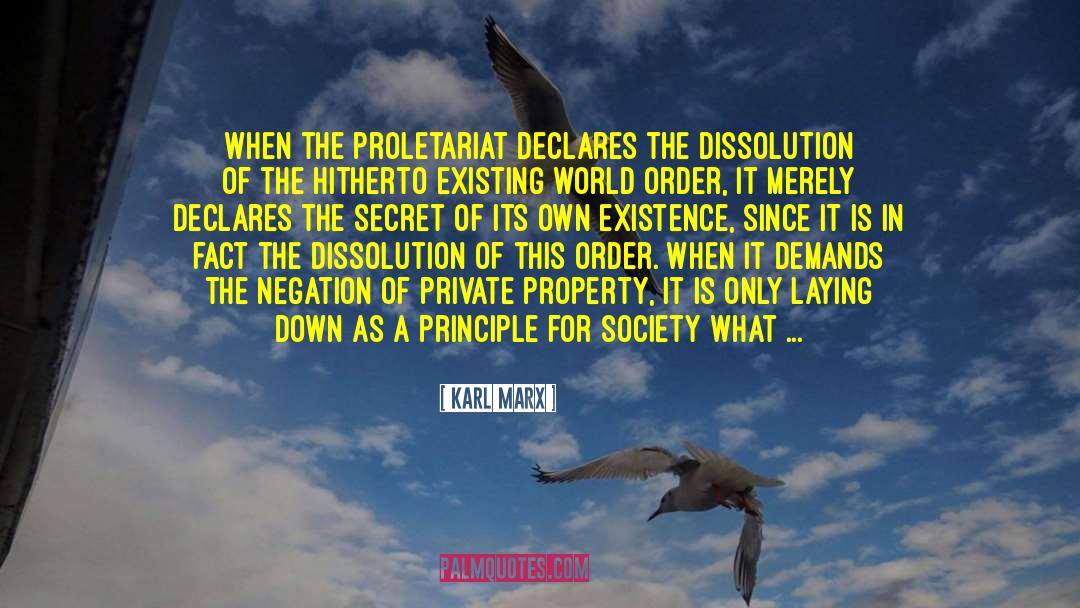 Negation Of Negation quotes by Karl Marx
