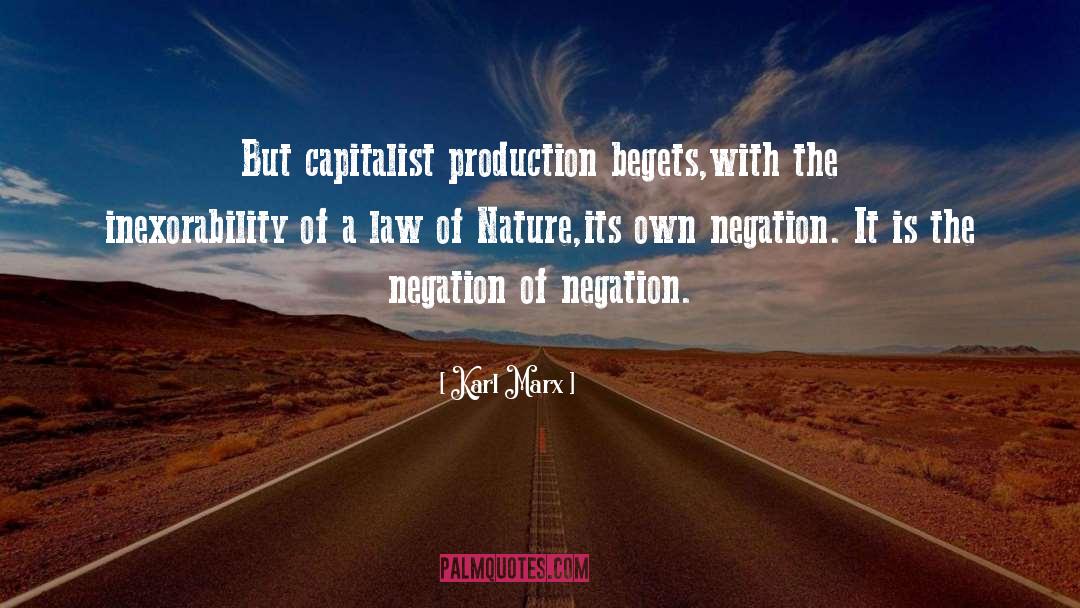 Negation Of Negation quotes by Karl Marx