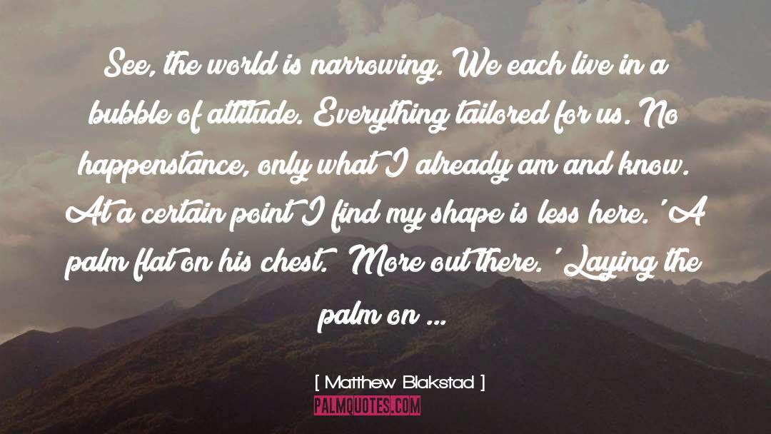 Negative Attitude quotes by Matthew Blakstad