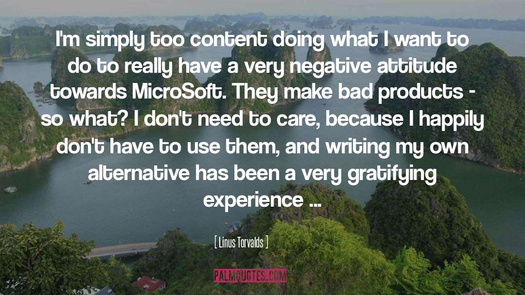 Negative Attitude quotes by Linus Torvalds