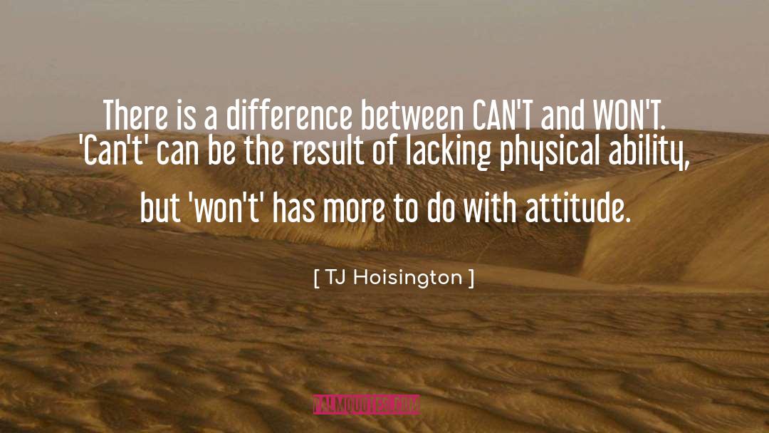 Negative Attitude quotes by TJ Hoisington