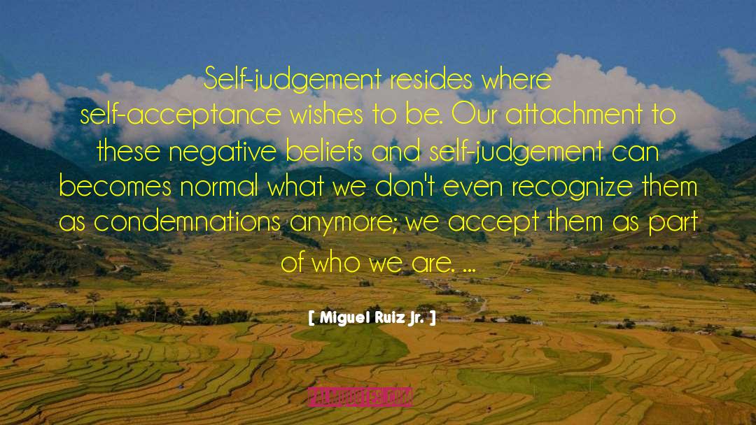 Negative Beliefs quotes by Miguel Ruiz Jr.