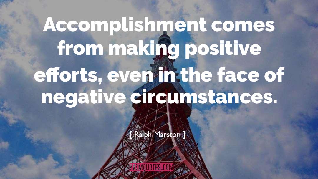 Negative Circumstances quotes by Ralph Marston