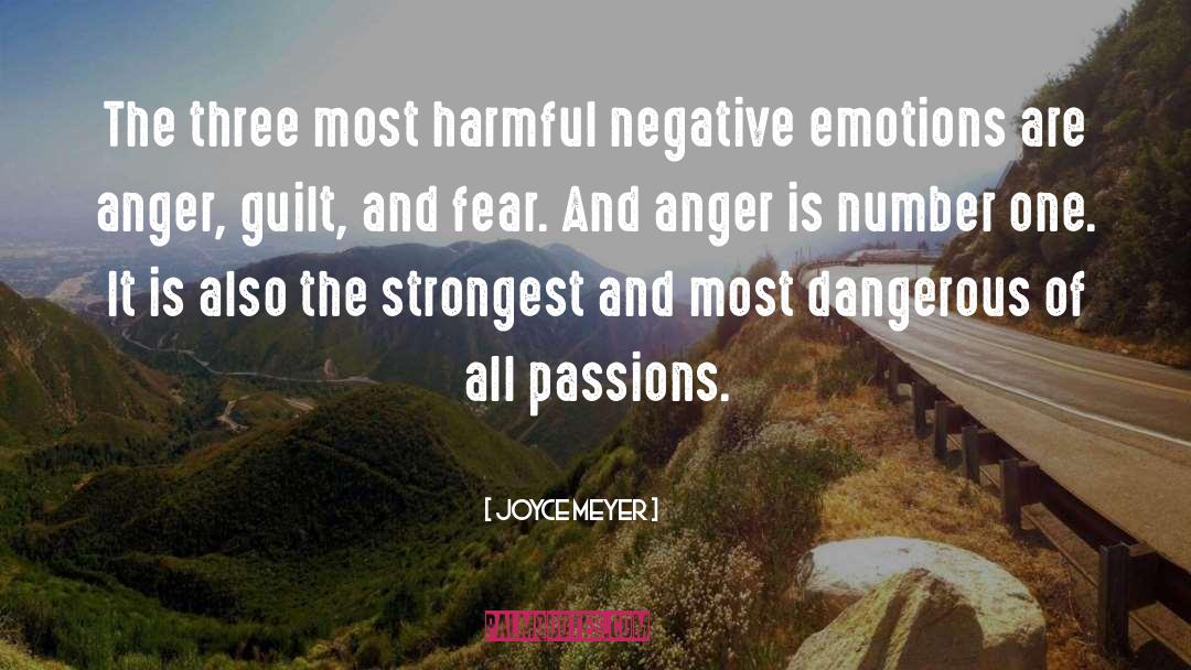 Negative Emotions quotes by Joyce Meyer