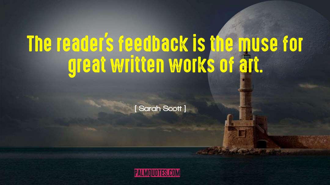 Negative Feedback quotes by Sarah Scott