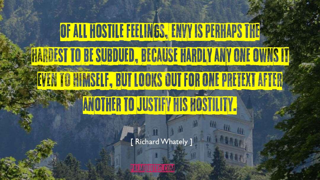 Negative Feelings quotes by Richard Whately